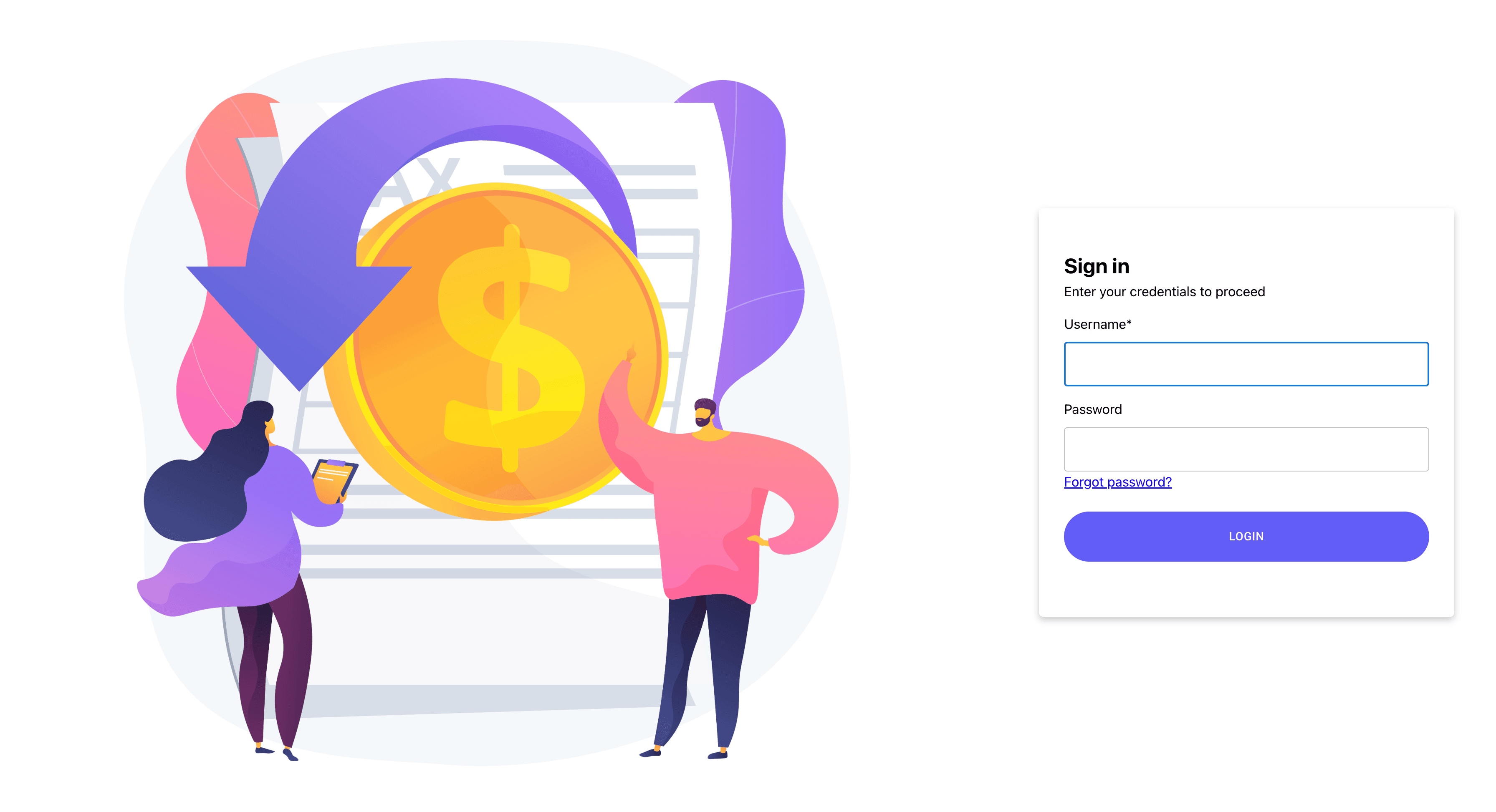 Reimbursement Request Web App screenshot